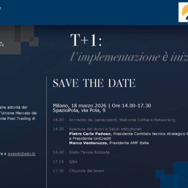 Evento T+1_18 marzo 2026_Save the date