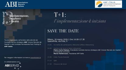 Evento T+1_18 marzo 2026_Save the date