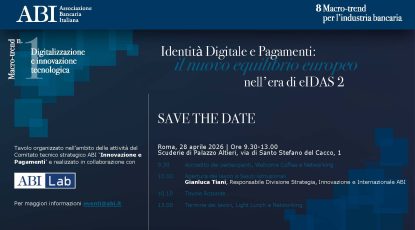 Identità Digitale e Pagamenti_28 aprile 2026_Save the Date