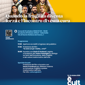Quando la fragilità 23 ott