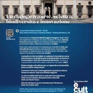 Un dialogo tra arte, scienza, biodiversità e innovazione